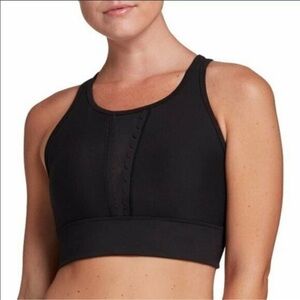 Calia by Carrie Underwood Black Scalloped Sports Bra
